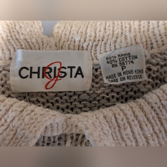 Women's Vintage Christa sweater vest. Sz PS. Excellent condition. - Picture 6 of 6